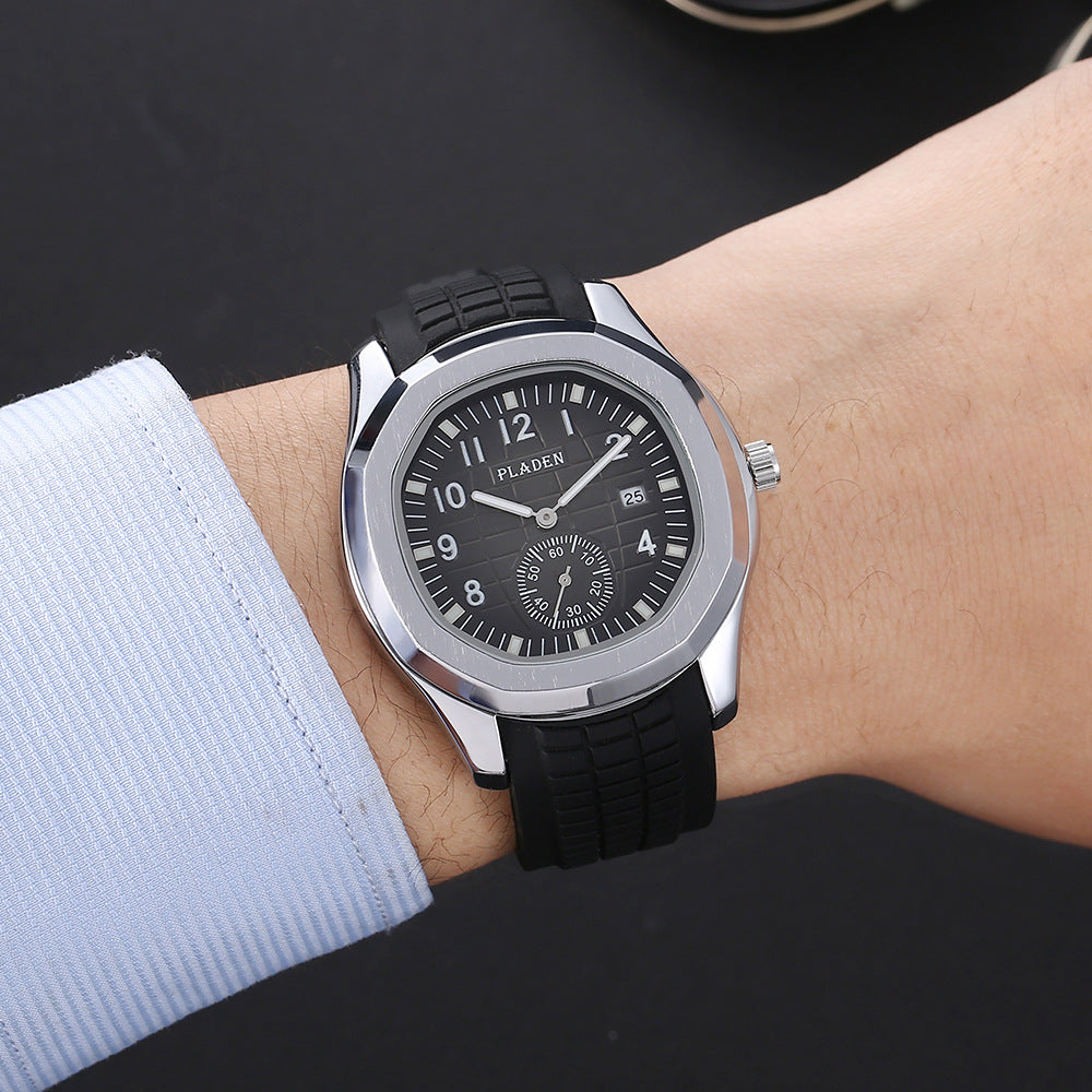 Rubber Men's Quartz Watch