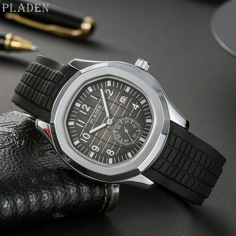 Rubber Men's Quartz Watch
