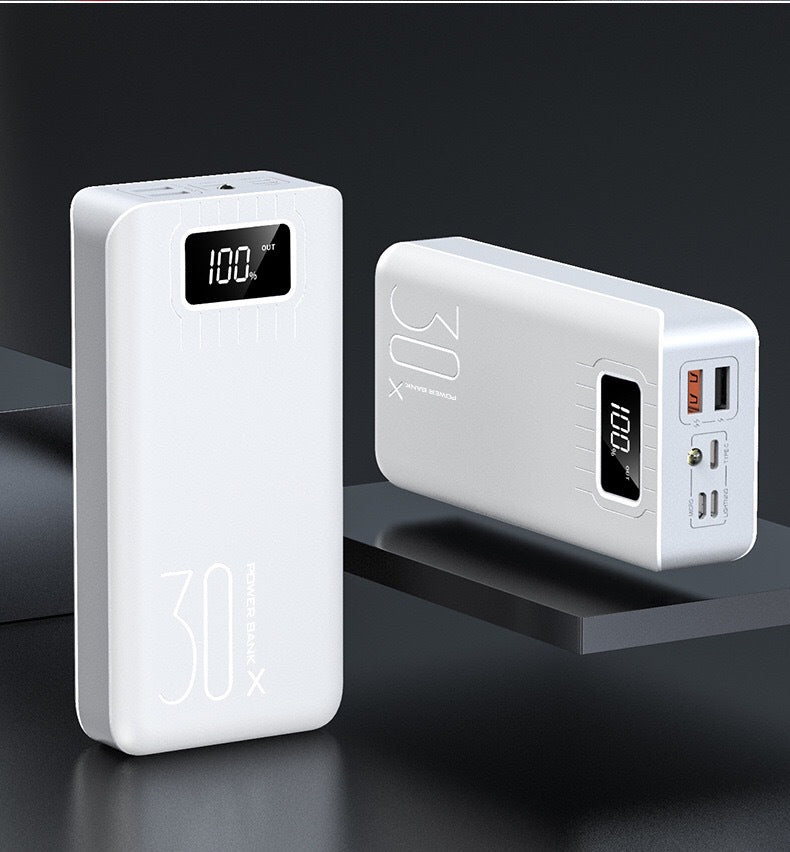 30000mAh Power Bank – Fast Charging Portable Battery