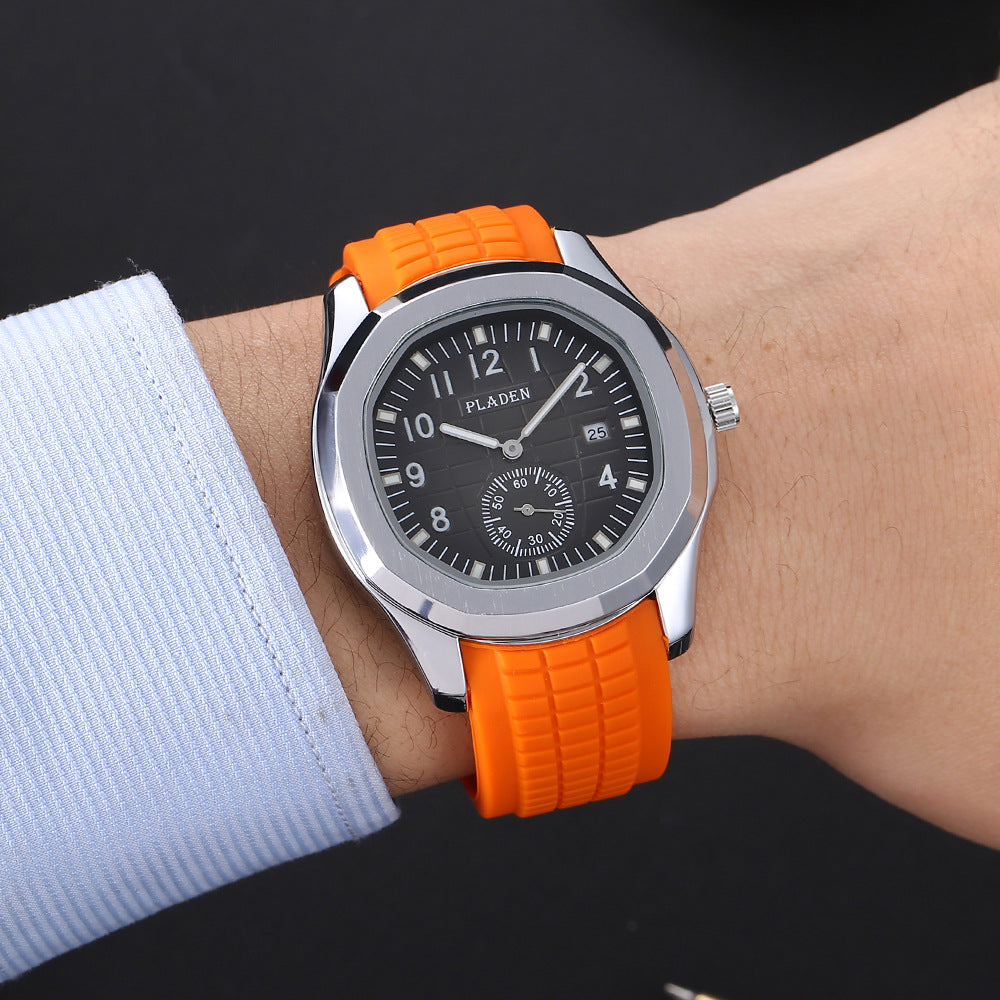 Rubber Men's Quartz Watch