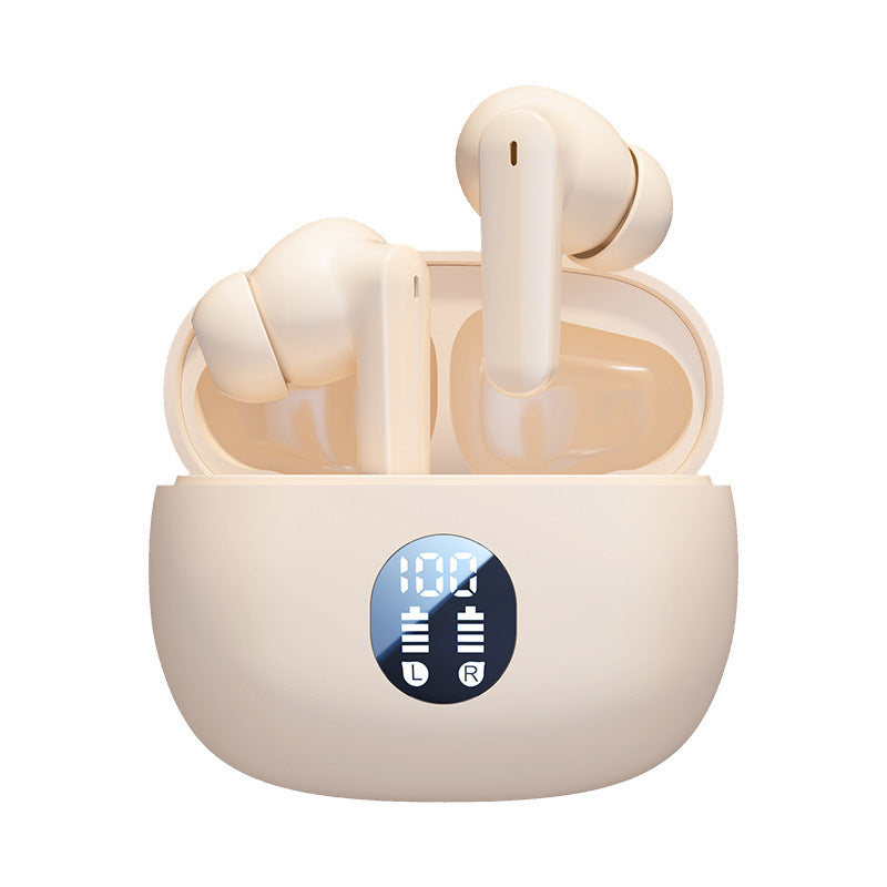 Bluetooth headphones with digital display