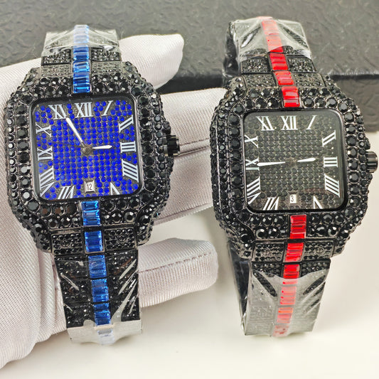 Luxury Diamond Quartz Watch