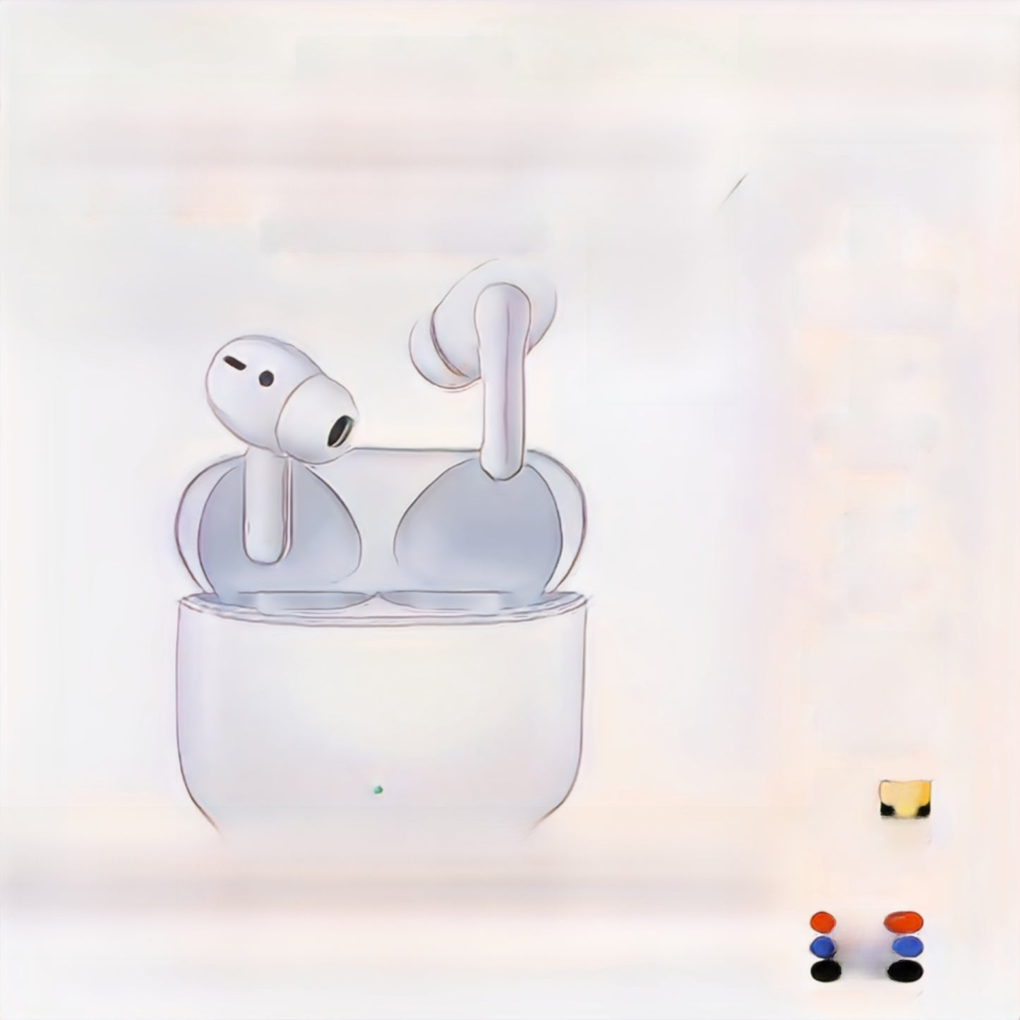 Bluetooth wireless noise-canceling high-fidelity headphones