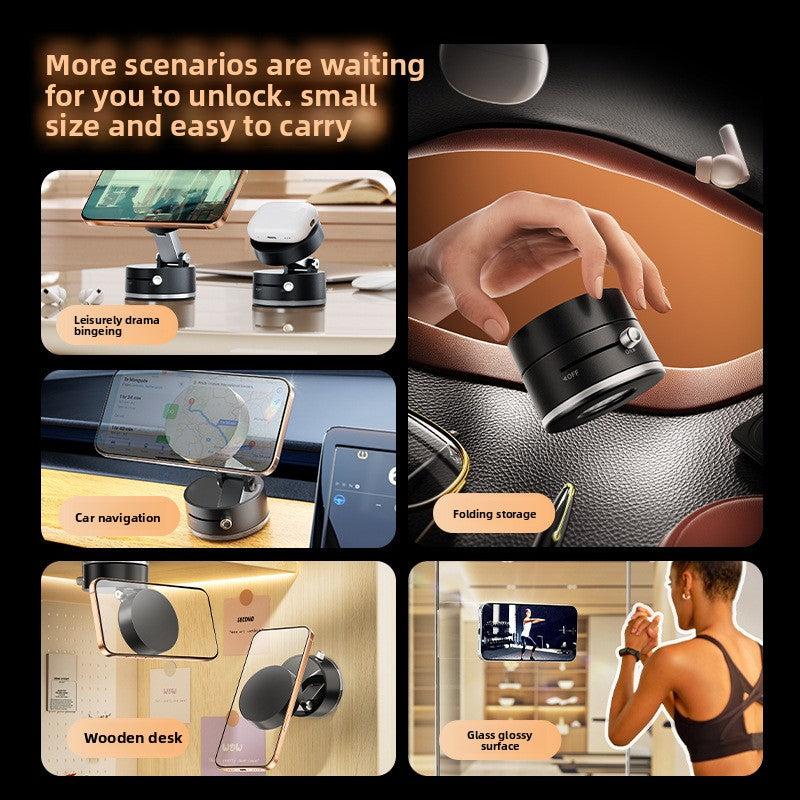 Multifunctional Vacuum Adsorption Magnetic Phone Holder