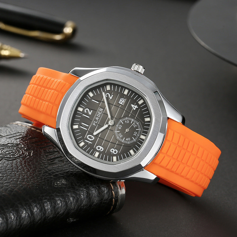 Rubber Men's Quartz Watch