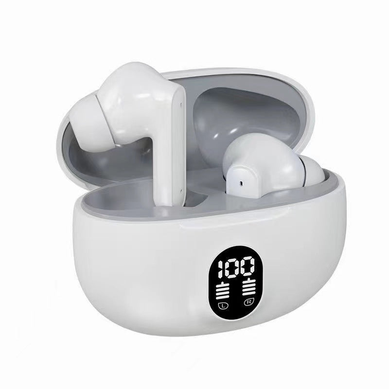 Bluetooth headphones with digital display